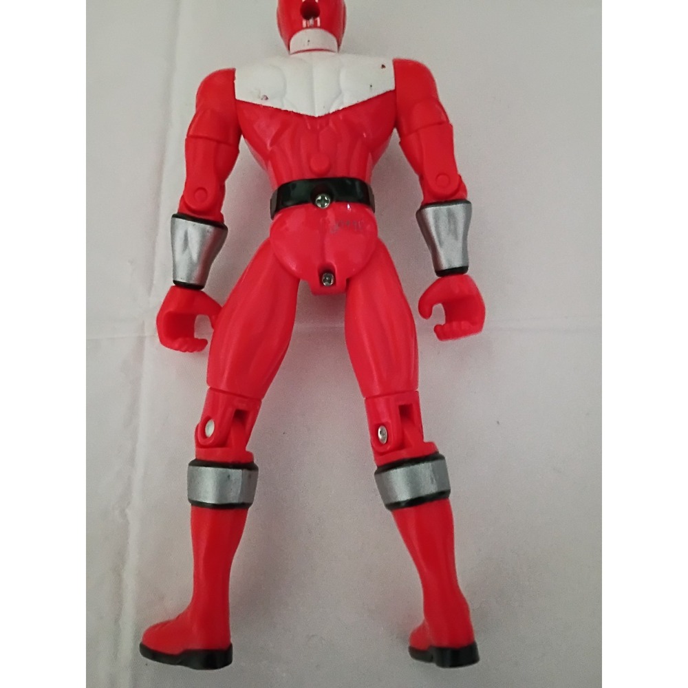 Good Used Condition 2000 Bandai Power Rangers Red Ranger Time Force 6 Inches - Picture 2 of 5